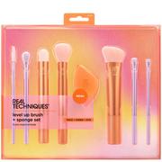 Real Techniques Zestaw pędzli i gąbek do makijażu Level Up Brush + Sponge Kit