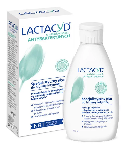 Lactacyd Lactacyd Antybakteryjny - Płyn do higieny intymnej 200ml