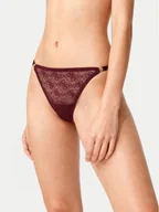Majtki damskie - Guess Stringi O5RE10 KCLB0 Bordowy - miniaturka - grafika 1