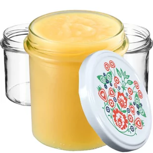 Szklane słoiki Avila 350ml 50 szt. 82mm + wieczka "Folklor" - Pojemniki kuchenne - miniaturka - grafika 1
