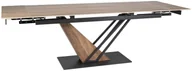 Stoły - STÓŁ GENESIS LEGNO DĄB / CZARNY/DĄB 180240X90 - miniaturka - grafika 1