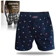 Majtki męskie - Cornette Bokserki Luźne Męskie COMFORT Bawełniane 002/299 Rozmiar L - miniaturka - grafika 1