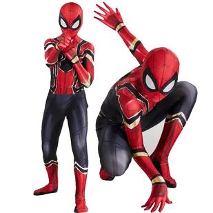 Strój Przebranie Iron Spider Pająk 140/146 9-10L, Hopki - Stroje karnawałowe - miniaturka - grafika 1