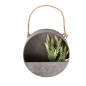 Donice - Szara doniczka ścienna Esschert Design, ø 20 cm - miniaturka - grafika 1