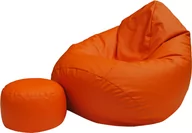 Fotele i pufy dla dzieci - Pufa sako XXL worek + gratis pomarańczowa - miniaturka - grafika 1