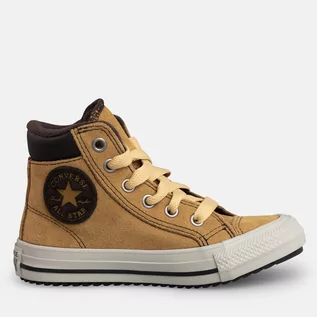 Buty dla chłopców - Skórzane buty sportowe dziecięce Converse Chuck Taylor All Star Converse Boot PC 665163C 27 (10.5) Wheat/Pale Wheat/Birch Bark (888757167692) - grafika 1
