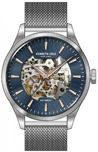Zegarek Zegarek męski KENNETH COLE KCWGY0064101 granatowy klasyczny skeleton - Zegarki męskie - miniaturka - grafika 1