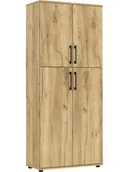 Regały - Zamykany Regał Biurowy Z Podwójnymi Drzwiczkami Dąb Craft R0-A43 - miniaturka - grafika 1