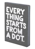 Długopisy - Notatnik Graphic L - Everything Starts From A Dot - miniaturka - grafika 1