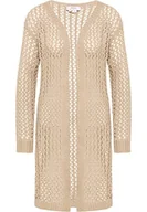 Swetry damskie - usha FESTIVAL Kardigan damski 15526572, beżowy, M-L - miniaturka - grafika 1