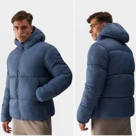 Kurtki męskie - Kurtka Męska 4F Jesienna Zimowa Puchowa Pikowana Sportowa Na Co Dzień - miniaturka - grafika 1