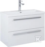 Szafki łazienkowe - A857970806 / ROCA / KWADRO / SZAFKA ŁAZIENKOWA 80 CM Z 2 SZUFLADAMI, DO KOMPLETACJI Z UMYWALKĄ HEBE, BIAŁY POŁYSK / ZAMIENNIK 166713 / - miniaturka - grafika 1