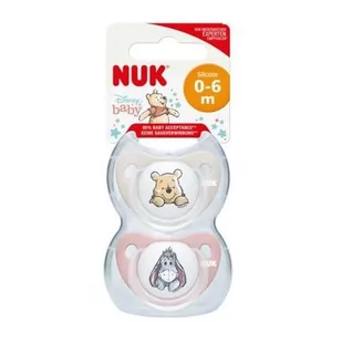 Nuk MAPA GMBH Trendline Disney Kubuś smoczek silikonowy uspokajający 0-6m 2 sztuki [730129C] 9104636 - Szczoteczki do zębów - miniaturka - grafika 2