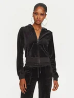 Bluzy damskie - Juicy Couture Bluza Robyn JCSEBJ007 Czarny Slim Fit - miniaturka - grafika 1