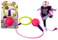 Zabawki zręcznościowe - Skakanka Skipper Hula Hop Na Nogę Różowa Diody LED - miniaturka - grafika 1