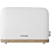 Tostery - Toster CONCEPT Elwood TE2015 Biały - miniaturka - grafika 1