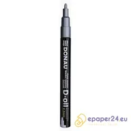 Markery permanentne - MARKER OLEJOWY DONAU D-OIL 2.2 MM, SREBRNY - miniaturka - grafika 1