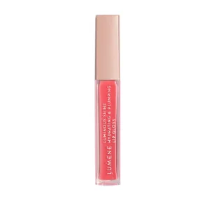 LUMENE ROZŚWIETLAJĄCO-NAWILŻAJĄCY BŁYSZCZYK DO UST 4 PEACH PINK 5ML - Błyszczyki do ust - miniaturka - grafika 1