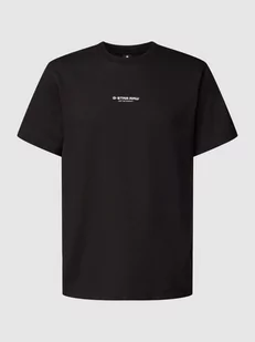 T-shirt z nadrukiem z logo - Koszulki męskie - miniaturka - grafika 1