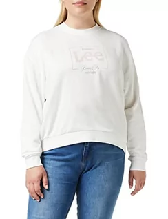 Koszulki i topy damskie - Lee Box Logo SWS Damska koszulka survivalowa, biały., M - grafika 1