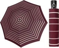 Parasole - Parasol automatyczny Doppler Fiber Magic Timeless Stripes Red - miniaturka - grafika 1