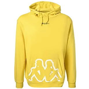 Kappa Męska bluza z logo, żółta, S, żółty, S - Bluzy męskie - miniaturka - grafika 1