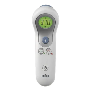 Braun BNT300WE termometr elektroniczny Termometr z funkcją teledetekcji Biały Czoło Przyciski - Termometry - miniaturka - grafika 1