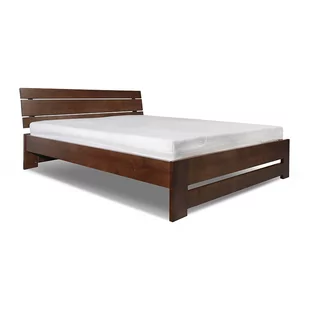 Łóżko HALDEN EKODOM drewniane : Rozmiar - 120x200, Szuflada - 1/2 długości łóżka, Kolor wybarwienia - Dąb rustykalny - Łóżka - miniaturka - grafika 1