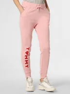 Spodnie sportowe damskie - Tommy Hilfiger Damskie spodnie dresowe, różowy - miniaturka - grafika 1