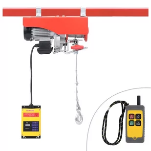 VidaXL Elektryczna wciągarka z pilotem, 1300 W, 500/999 kg 146506 VidaXL - Podnośniki - miniaturka - grafika 1