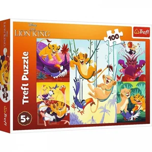 Puzzle 100 elementów Dzielny Król Lew (16478). od 5 lat - Puzzle - miniaturka - grafika 1