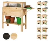 Szklarnie ogrodowe - Miniszklarnia z półką dolną/boczną i domkiem dla owadów OBL - Naturalna / Wamar-Sosenka - miniaturka - grafika 1