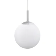 Lampy sufitowe - Pojedyncza lampa wisząca BOLO 22072-55 Just Light kula RGB srebrny - miniaturka - grafika 1