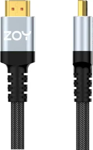 Kabel ZOY HDMI 5m standard 2.1 + rzep ZCH5 ZCH5 - Kable komputerowe i do monitorów - miniaturka - grafika 1