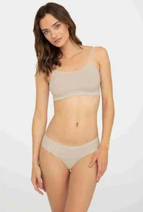 Majtki typu bikini z obniżonym stanem, beżowe, Gatta - Majtki damskie - miniaturka - grafika 1