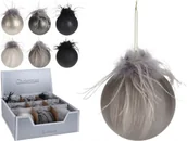 Bombki - Lumarko Bombka Z Piórem 10cm - miniaturka - grafika 1