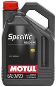 Akcesoria turystyczne - Motul Specjalny olej smarowy specific rbs0  2 AE 0 W20 5L --- Volvo 106045/74 - miniaturka - grafika 1