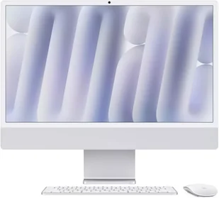 APPLE iMac Z1EJ 59,62cm 23,5Zoll Standardglas M4 10C CPU/10C GPU/16C N.E. 16GB 1TB SSD Gbit Eth MM NumKey TID DE Silber - Zestawy komputerowe - miniaturka - grafika 1