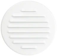 Kratki wentylacyjne - Kratka wentylacyjna metalowa fi 100 M9B biała - miniaturka - grafika 1