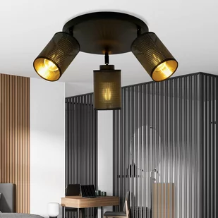Emibig Bronx Premium lampa sufitowa (spot) 3-punktowa czarna 1152/3PREM - Lampy sufitowe - miniaturka - grafika 3