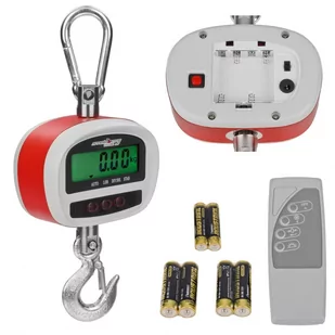 Steinberg Systems Waga hakowa LCD do 300kg x 50g SBS-KW-300KC 3002 - Wagi specjalistyczne - miniaturka - grafika 2