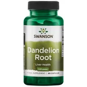 Suplementy naturalne - SWANSON Dandelion 515mg 60 kaps., detoks, wątroba SW1336 - miniaturka - grafika 1