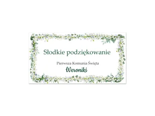 Naklejki personalizowane na pudełka na ciasto - 30 szt. - Gadżety na imprezę - miniaturka - grafika 1