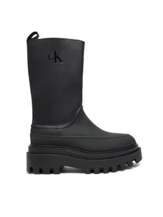 Calvin Klein Jeans Kalosze YW0YW01559 Czarny - Kalosze damskie - miniaturka - grafika 1