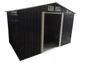 Altany ogrodowe - GARAŻ BLASZANY DOMEK OGRODOWY NA NARZĘDZIA BLASZAK 312x257x202 DM1001 - miniaturka - grafika 1