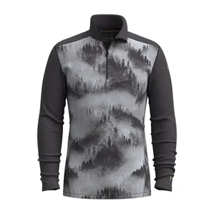 Bluza męska Smartwool Classic Thermal Merino Base Layer 1/4 Zip Boxed - Bluzy narciarskie - miniaturka - grafika 1