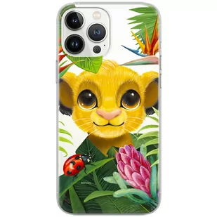 Etui Disney dedykowane do Xiaomi MI 11 LITE 4G / MI 11 LITE 5G / 11 LITE 5G NE, wzór: Simba i Przyjaciele 002 Etui częściowo przeźroczyste, oryginal.. - Etui i futerały do telefonów - miniaturka - grafika 1