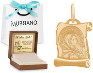 Dewocjonalia - Złoty medalik 585 PREZENT GRAWER PUDEŁKO - miniaturka - grafika 1