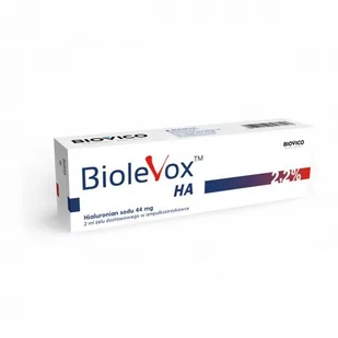 BIOVICO Biolevox HA 2,2% x 1 ampułkostrzykawka 2 ml | DARMOWA DOSTAWA OD 199 PLN! - Stawy, mięśnie, kości - miniaturka - grafika 1