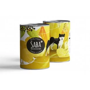 Mokra karma dla psa -  indyk i kurczak z ryżem SABA 410g - Mokra karma dla psów - miniaturka - grafika 1